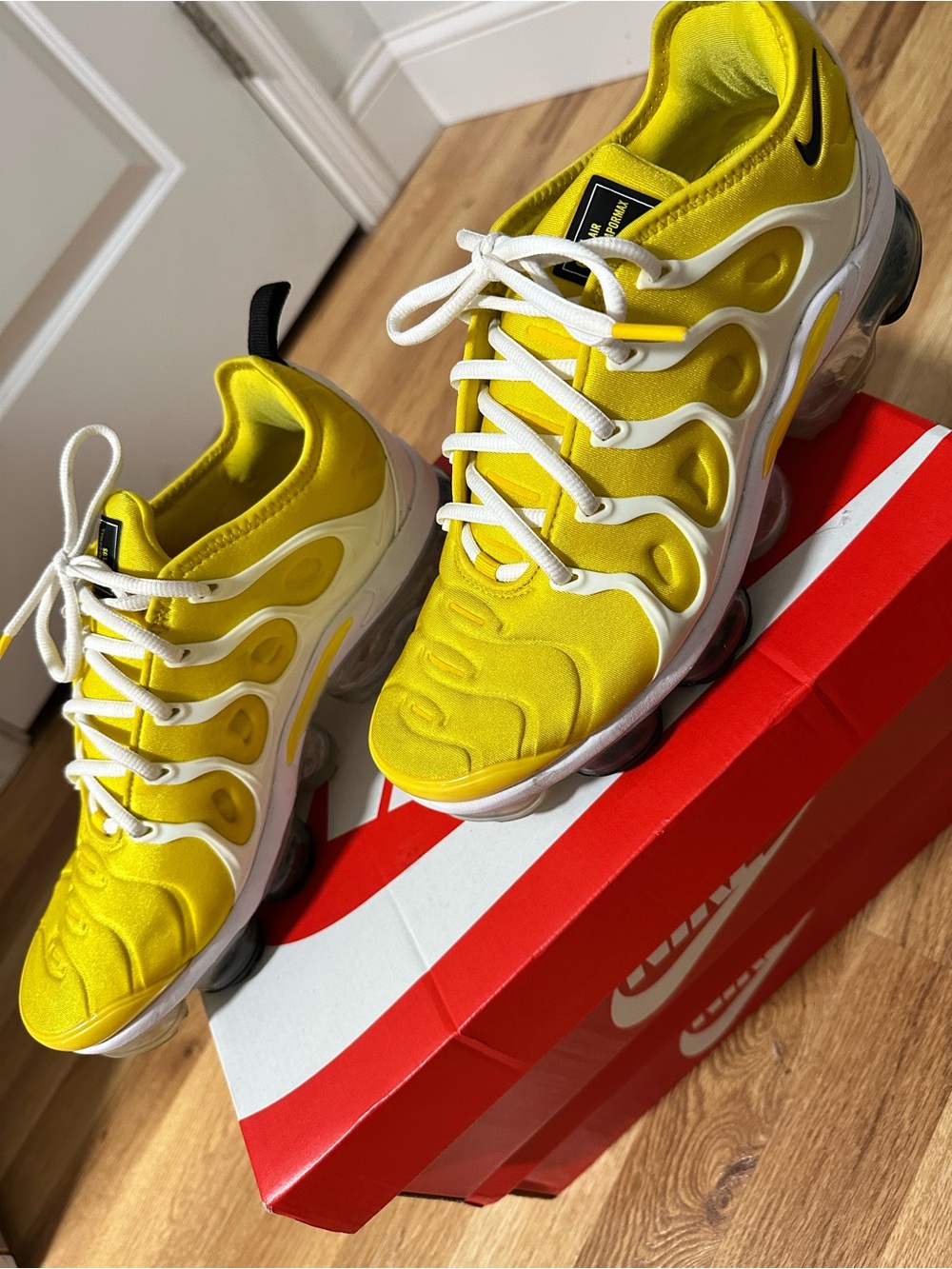 Nike Air VaporMax Plus Speed Yellow White Us